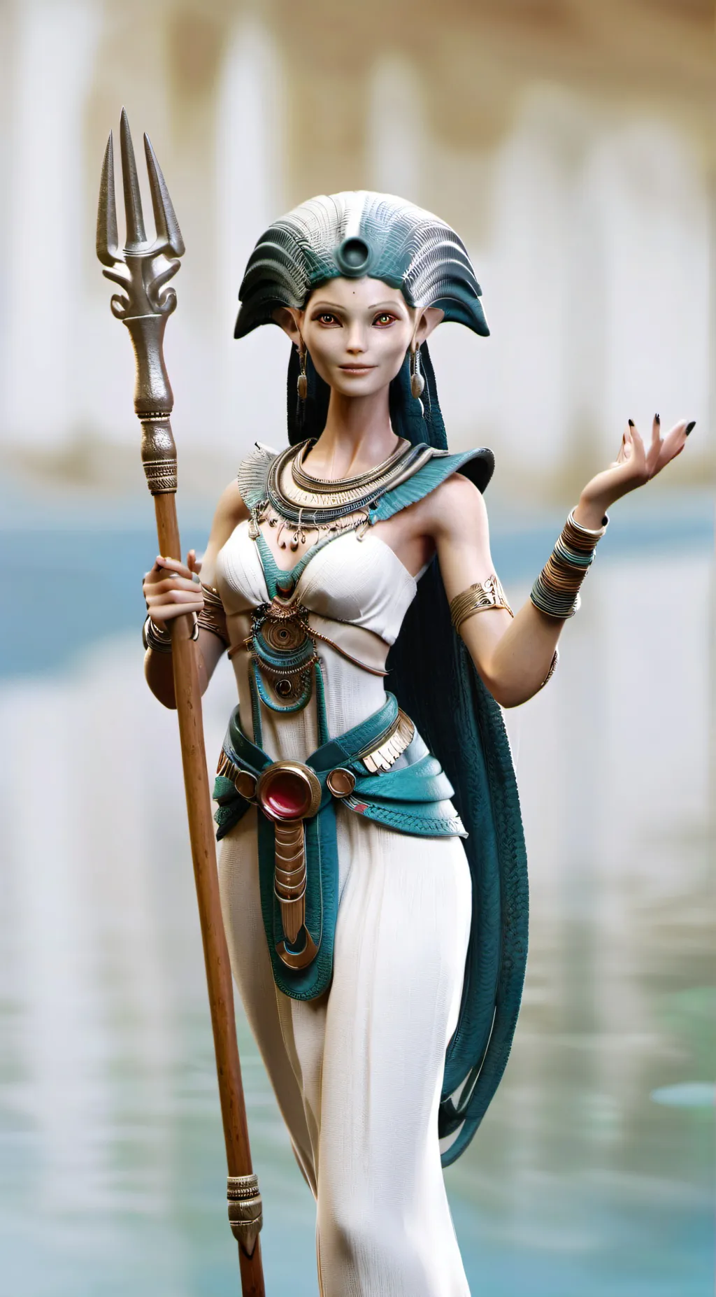 ai character: Azula background