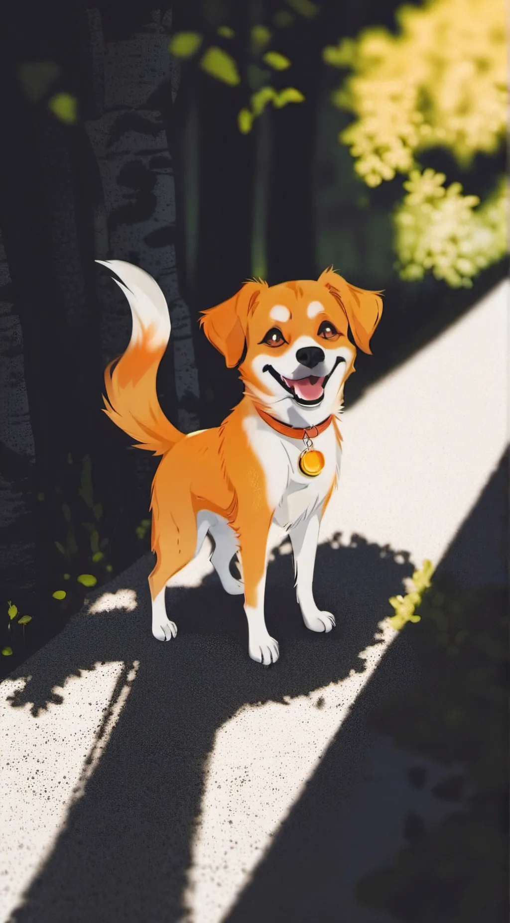 ai character: dogday  background