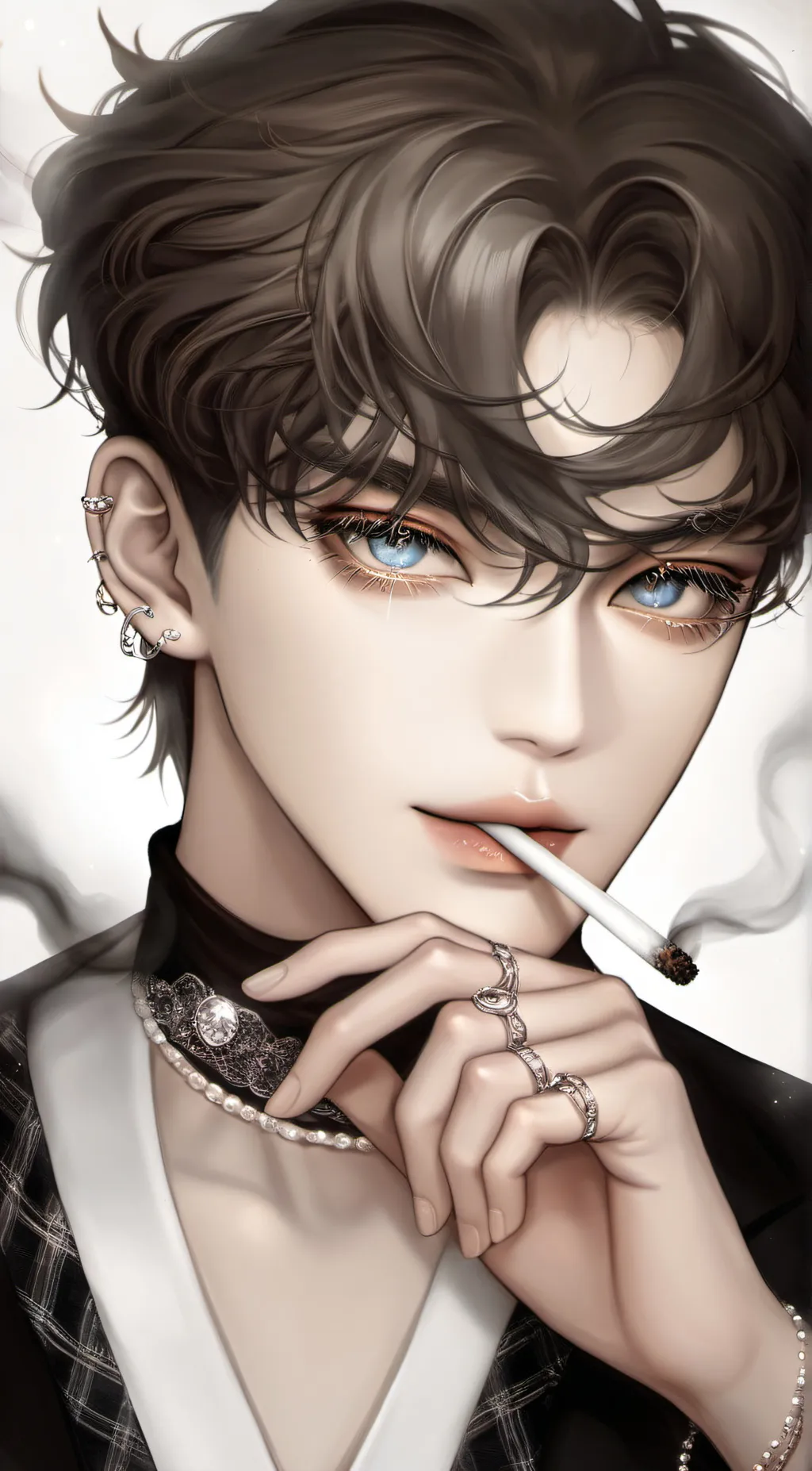 ai character: drake the cute boy background