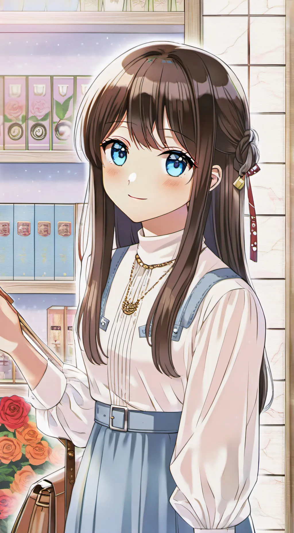 ai character: Allie  background