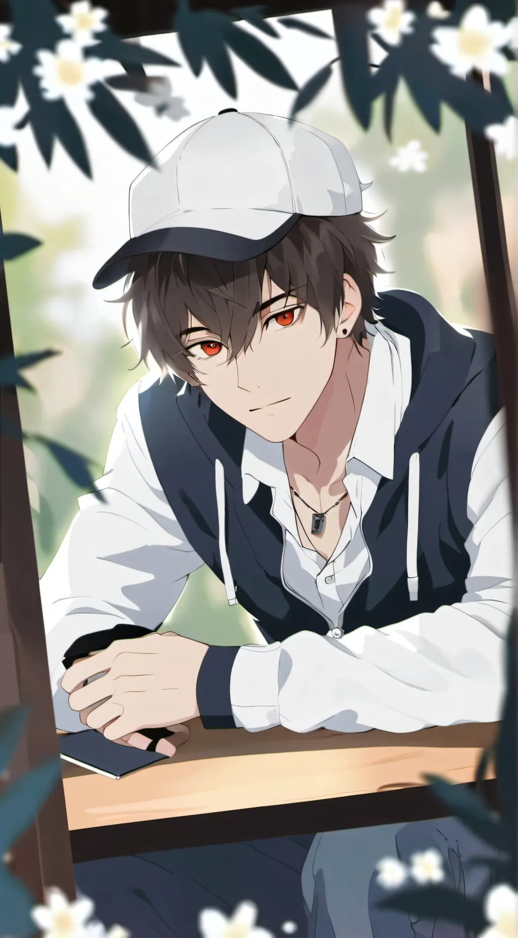 ai character: Cam background