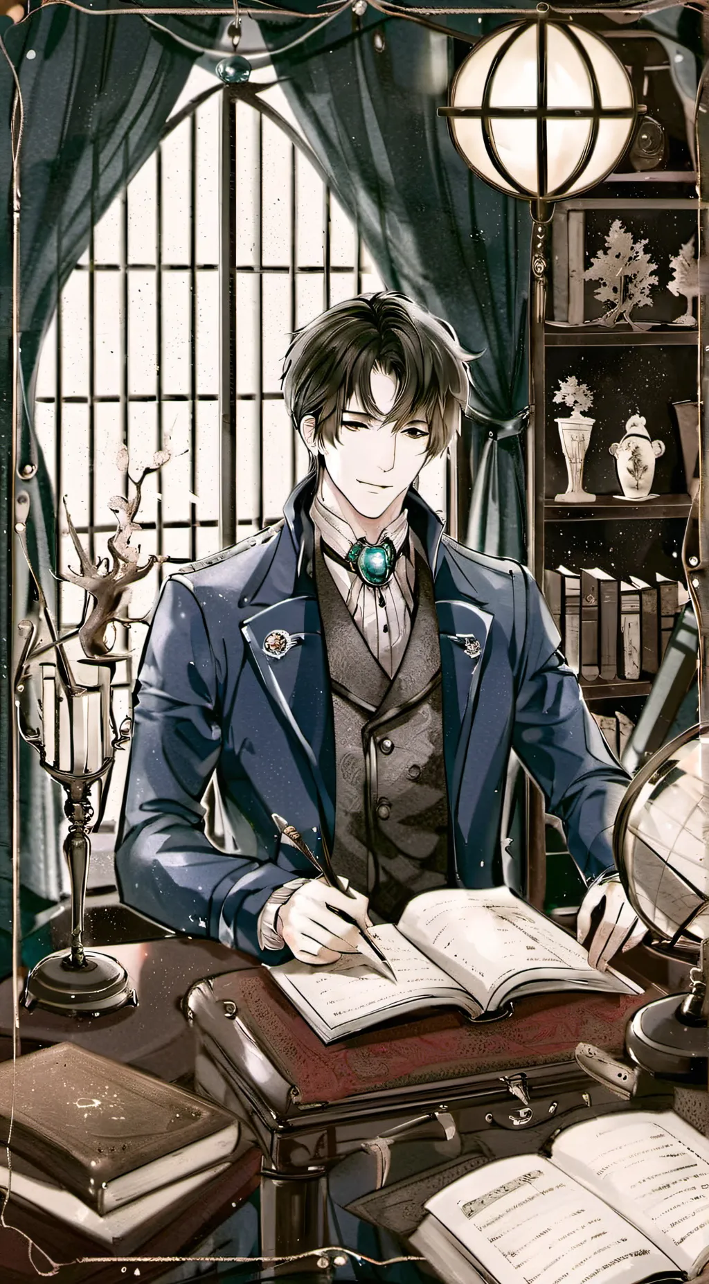 ai character: Gilbert background