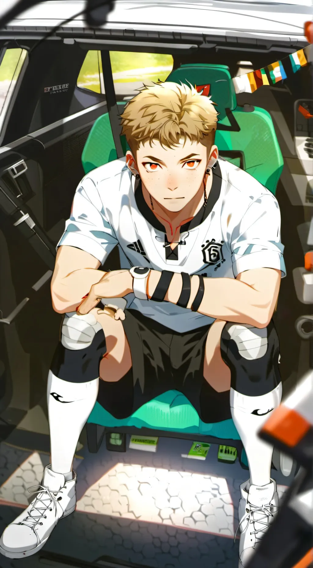 ai character: Easton  background