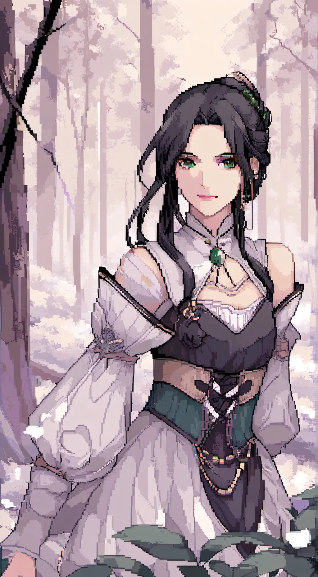 ai character: √ﾉり乇の ムﾑﾶ乇 background