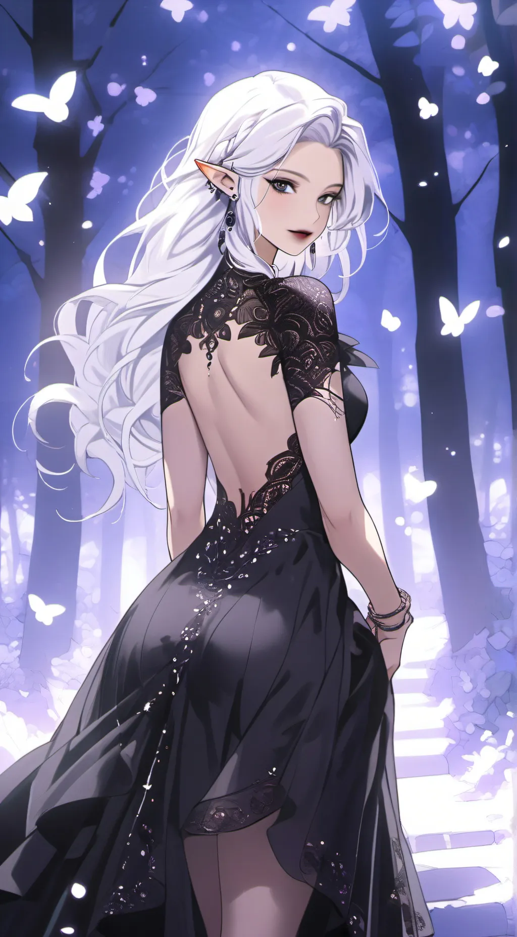 ai character: Scarlet Violet background