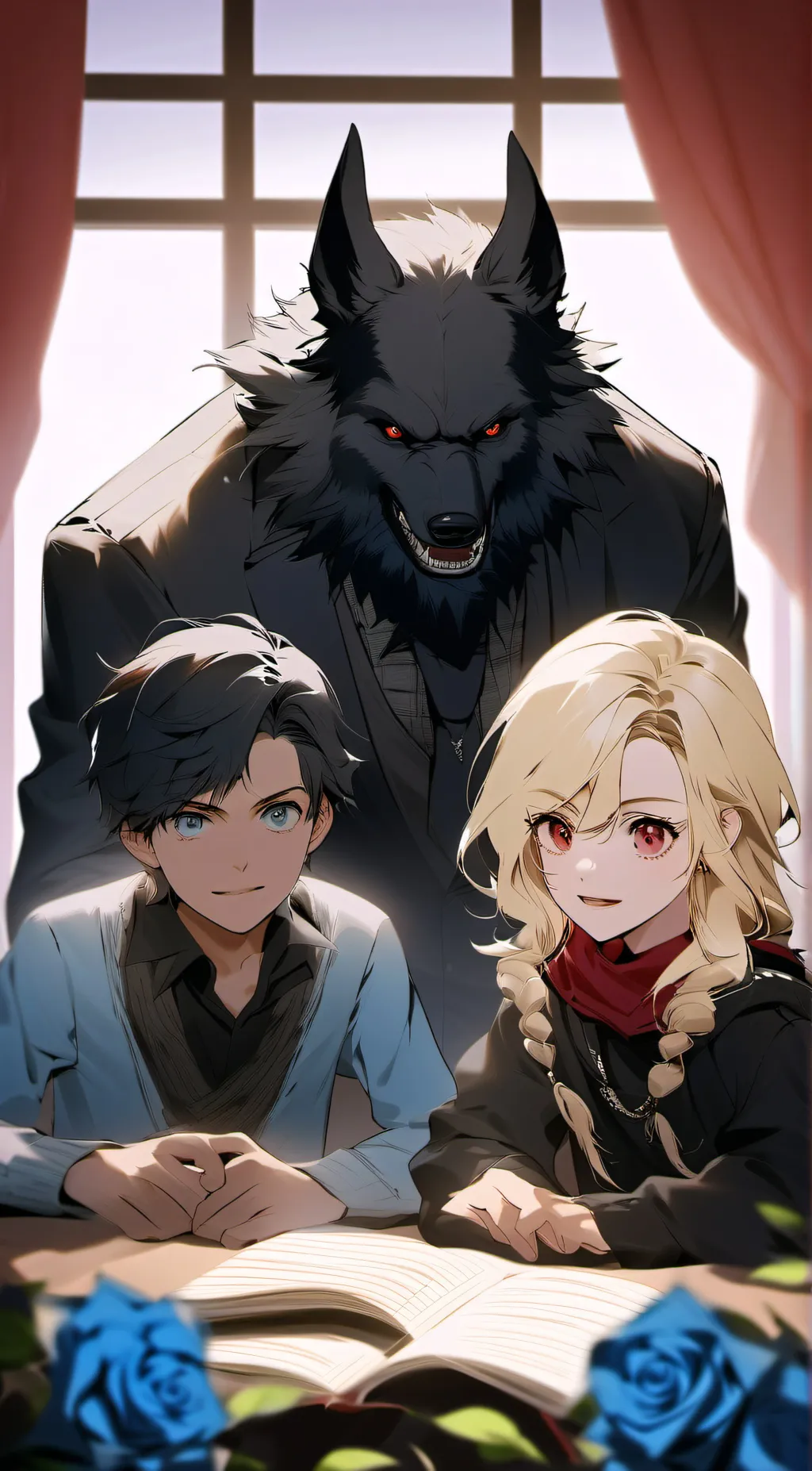 ai character: i big mess background