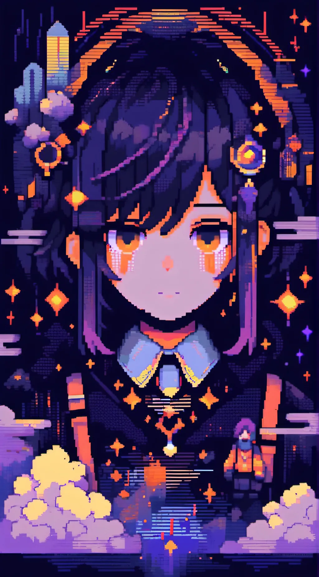 ai character: Ashley  background