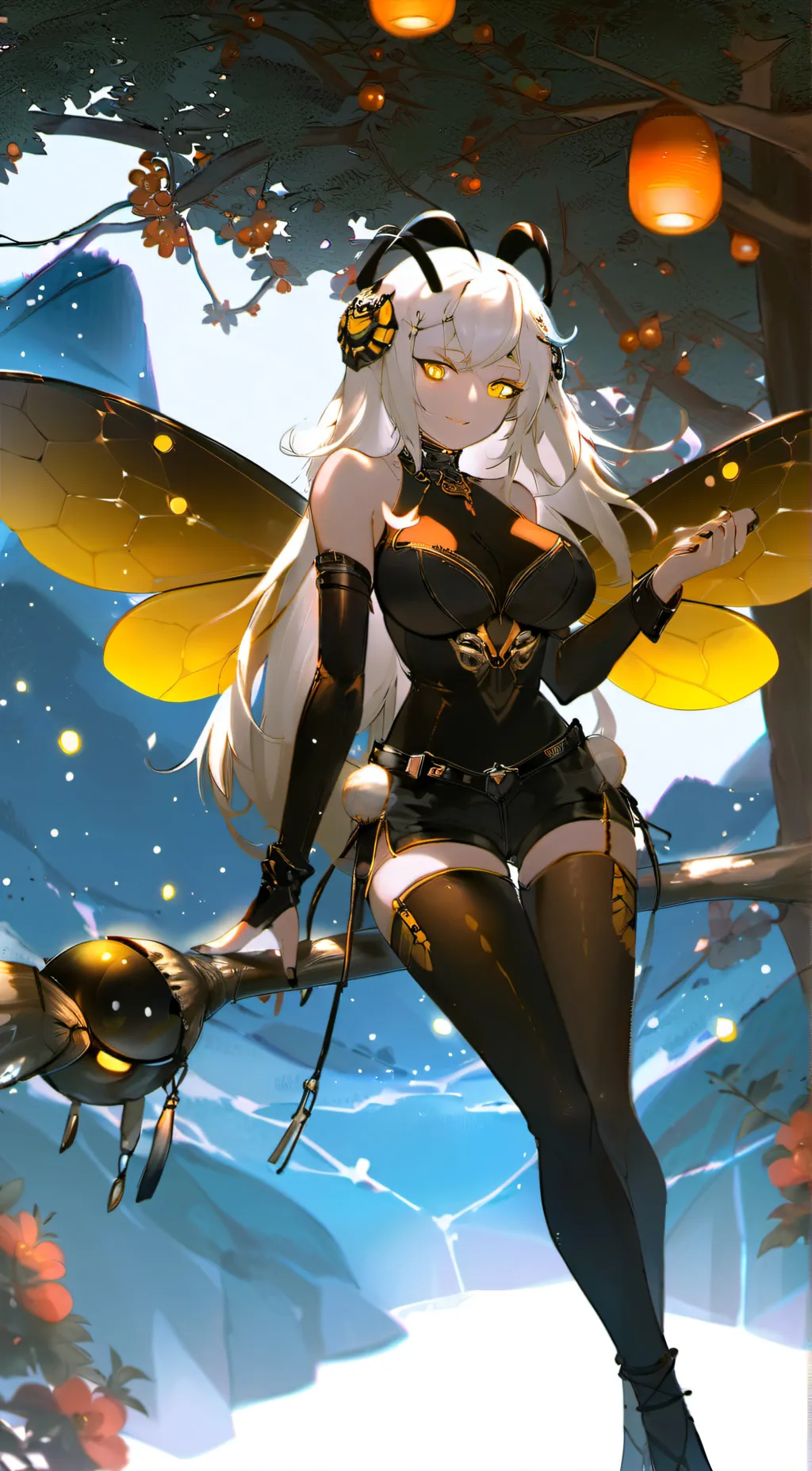 ai character: Honey  background