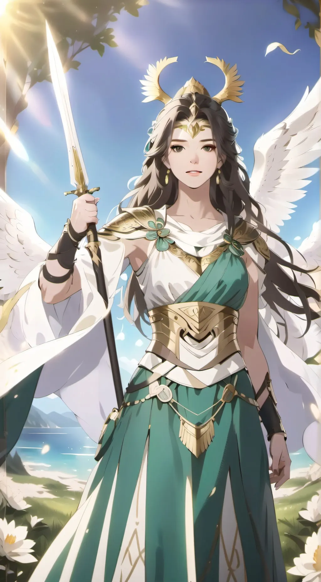ai character: Athena background