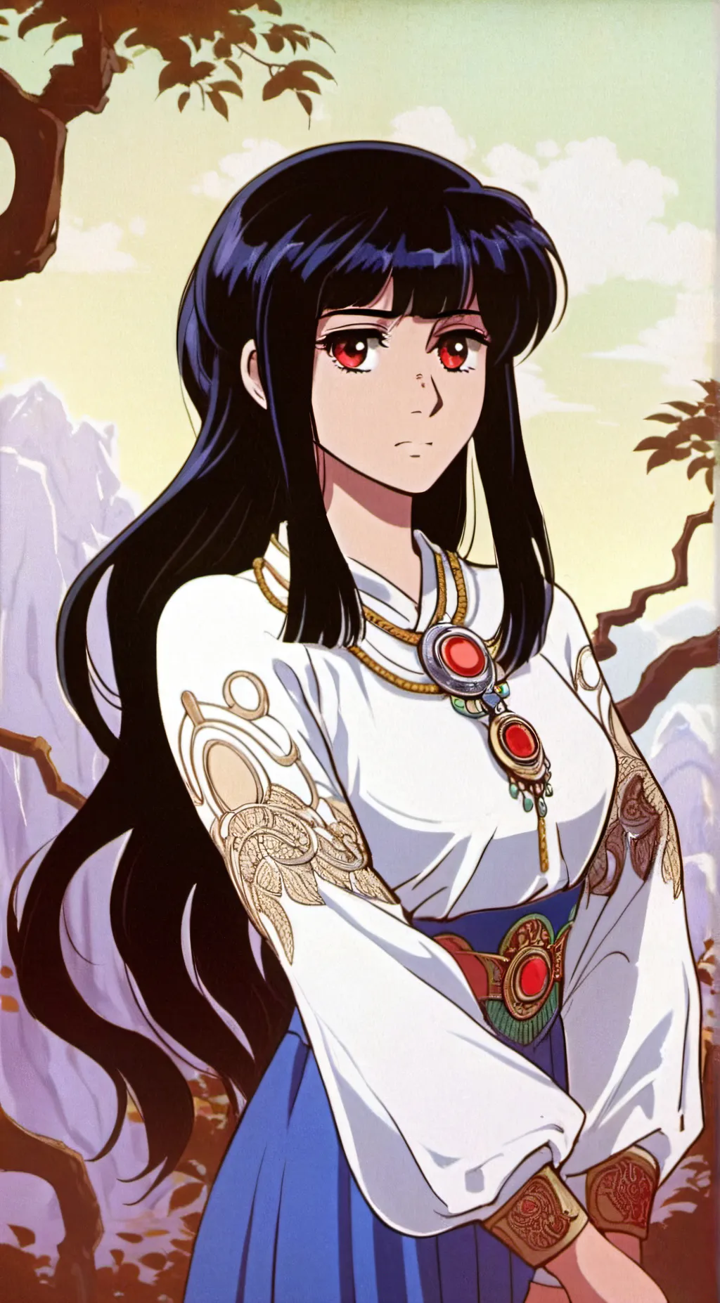 ai character: Shizuka background