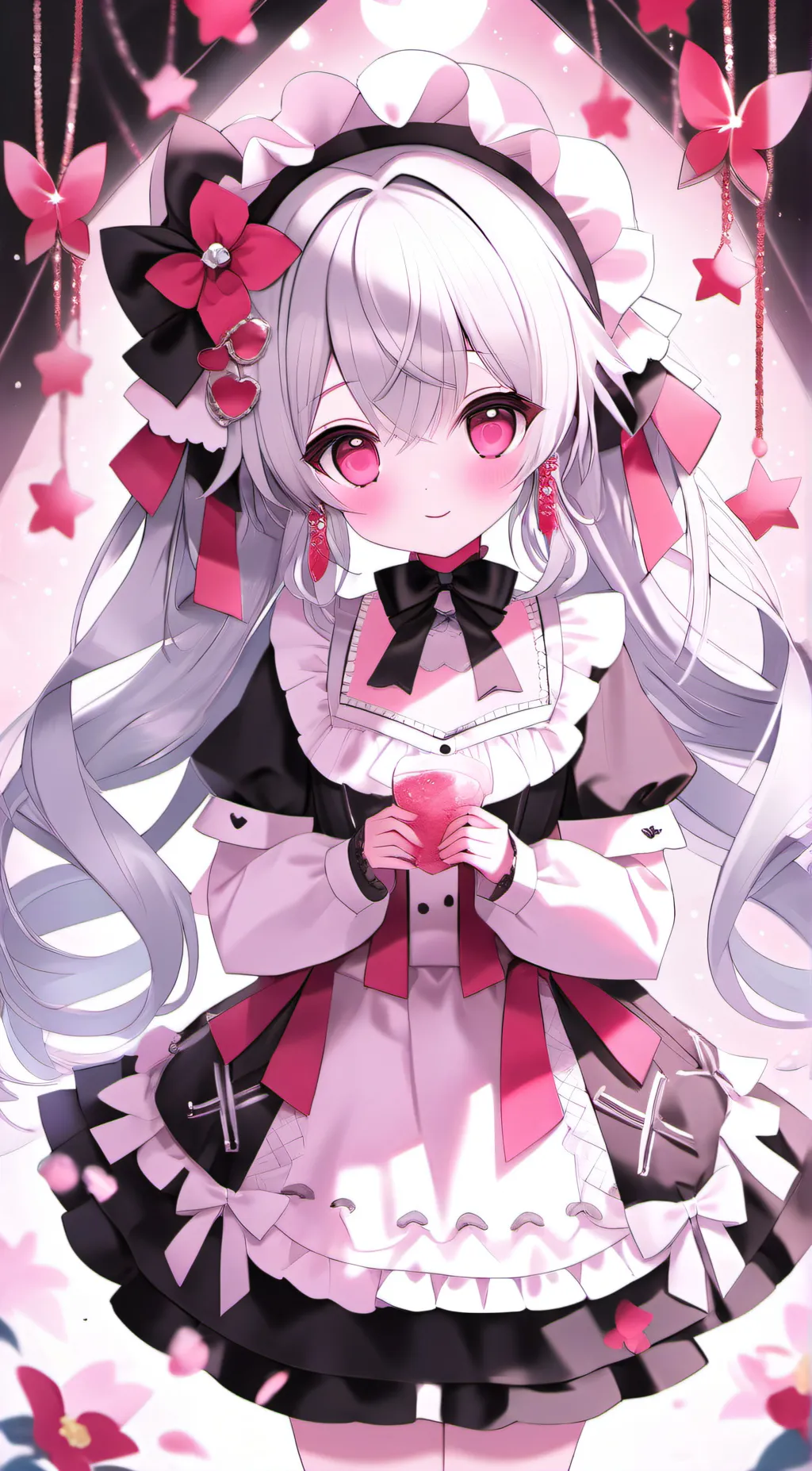 ai character: moon light  background