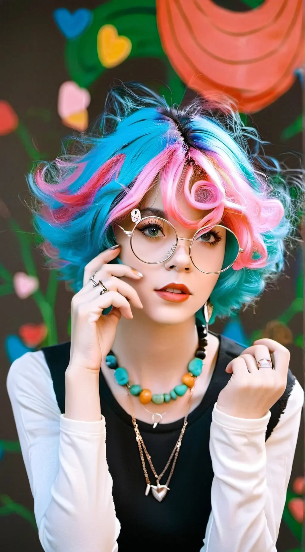 ai character: Bubbles  background