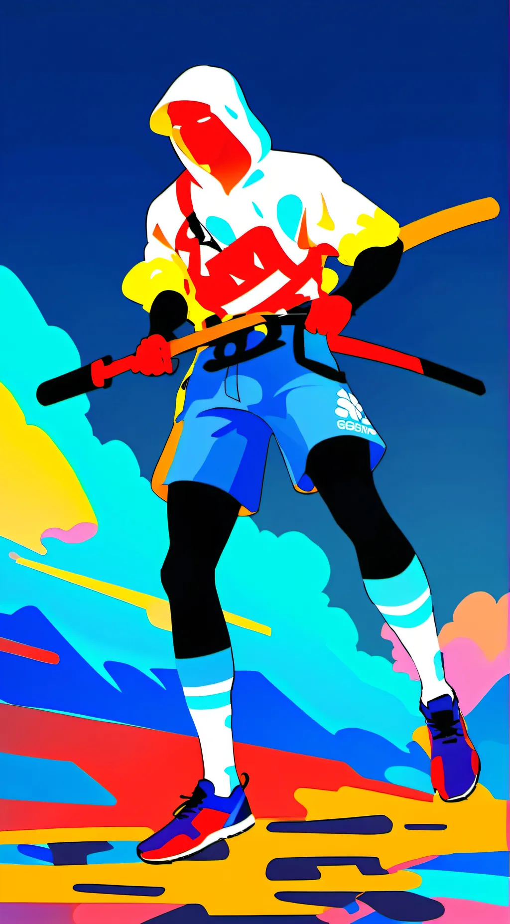 ai character: sockfor1 in a zomb background