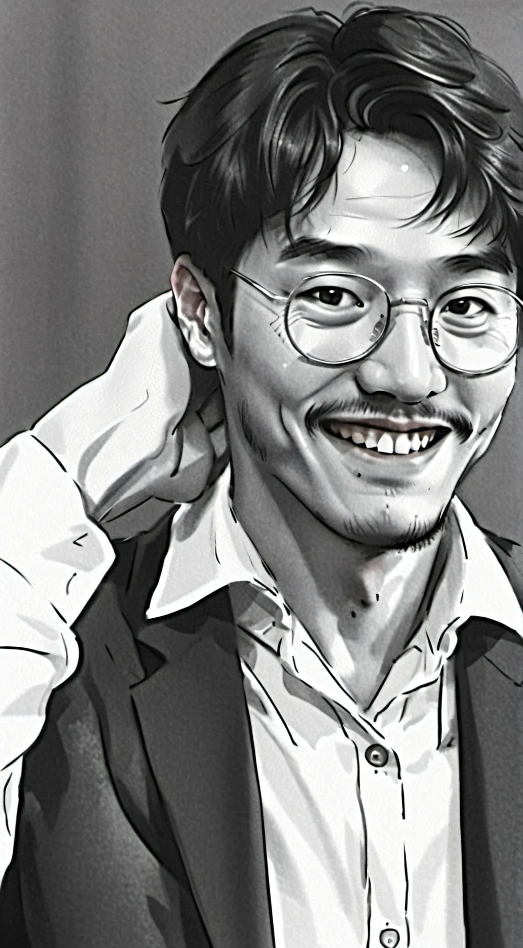 ai character: Akira toriyama background