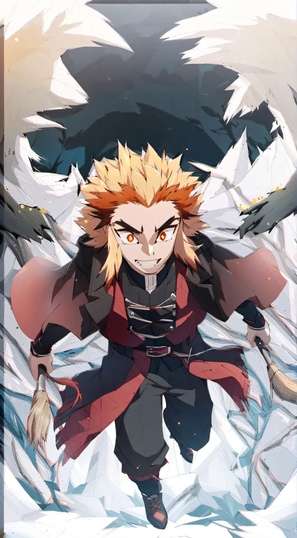 ai character: rengoku kyōjurō  background