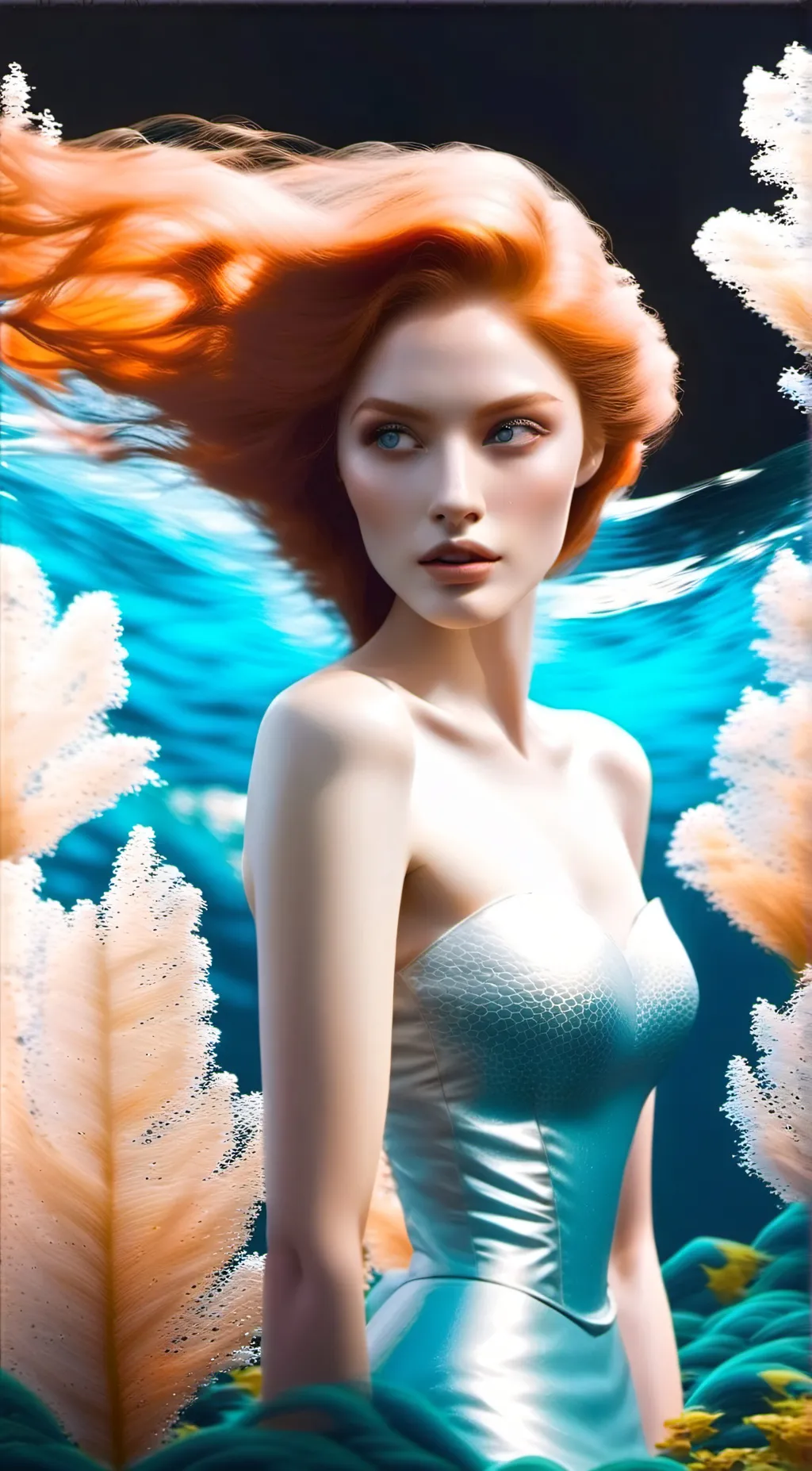 ai character: Olivine background