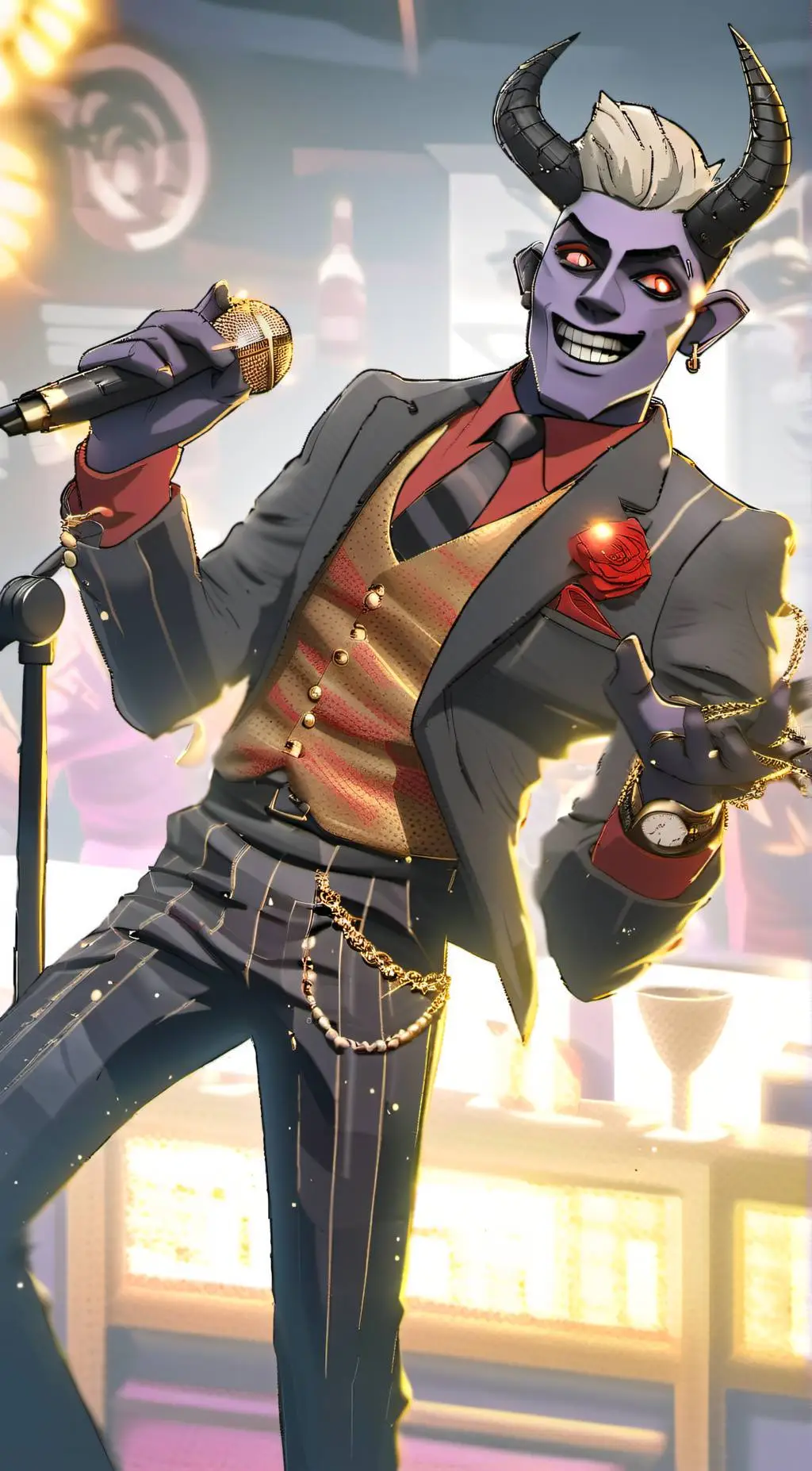 ai character: Gold Eye Gary background