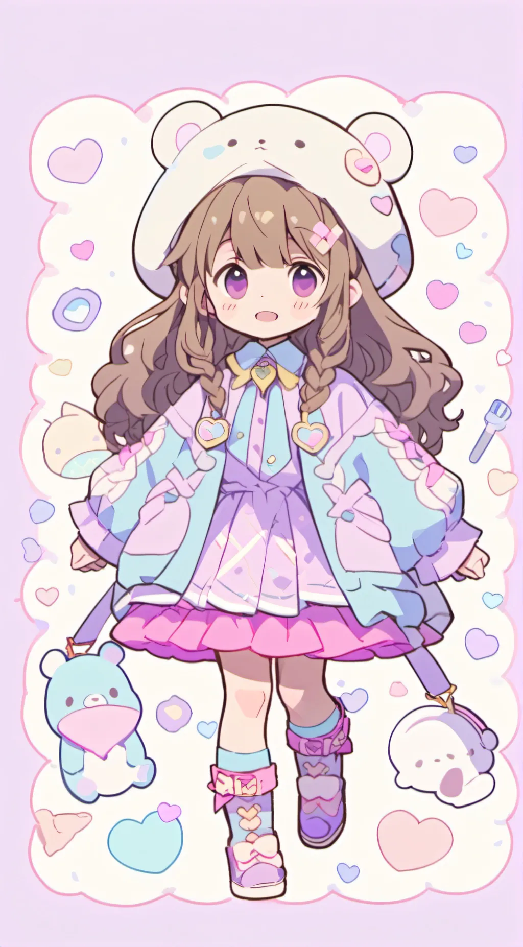 ai character: lolly background