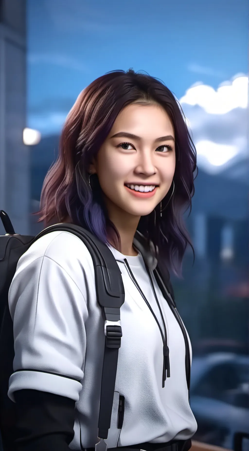 ai character: i woke up a vampir background