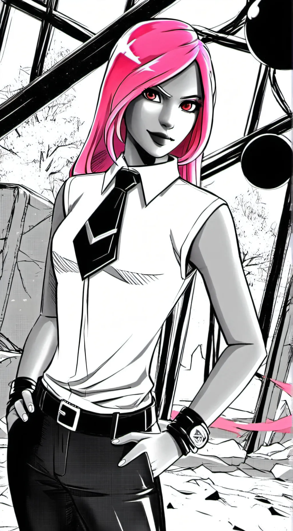 ai character: Haze  background