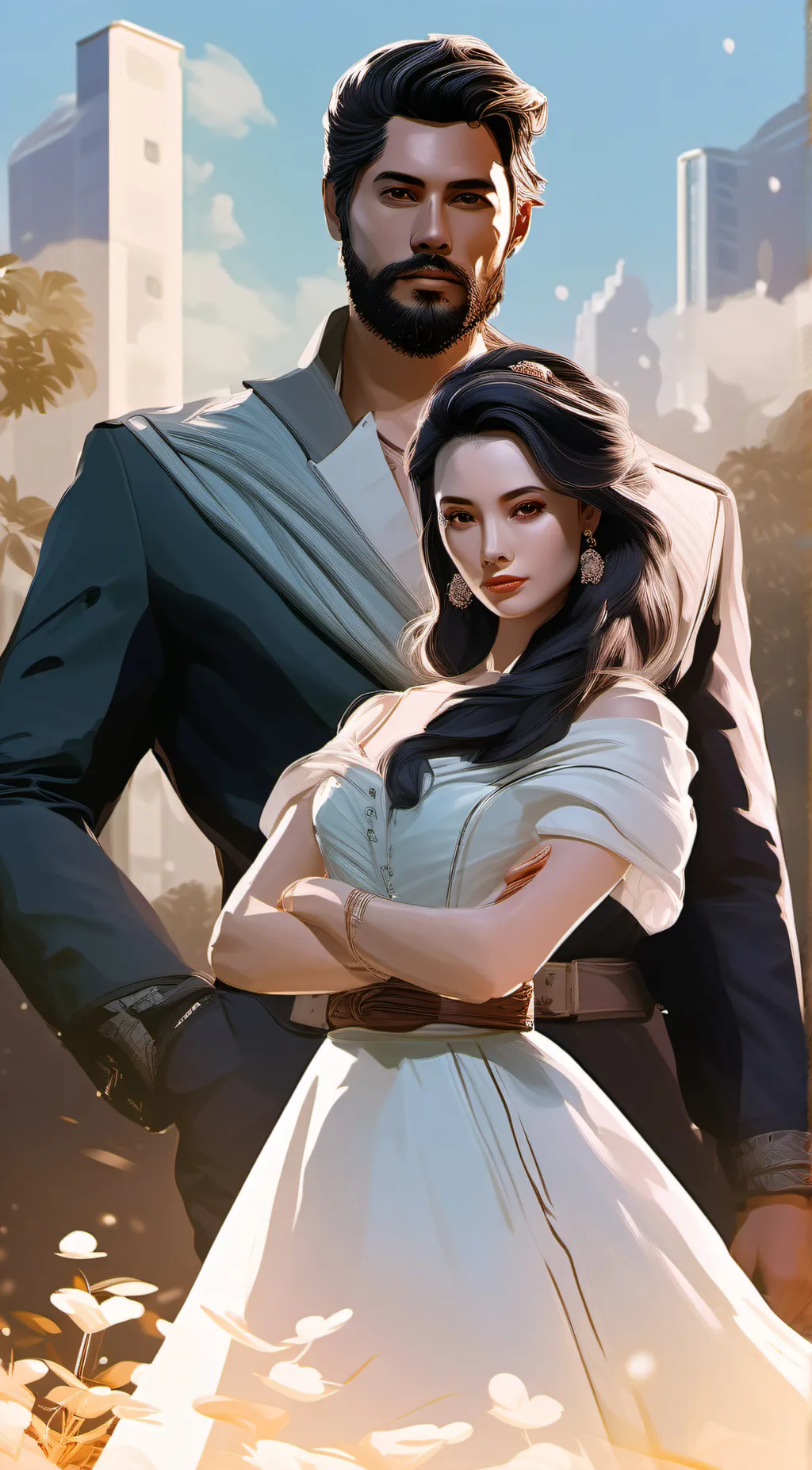 ai character: step parents background