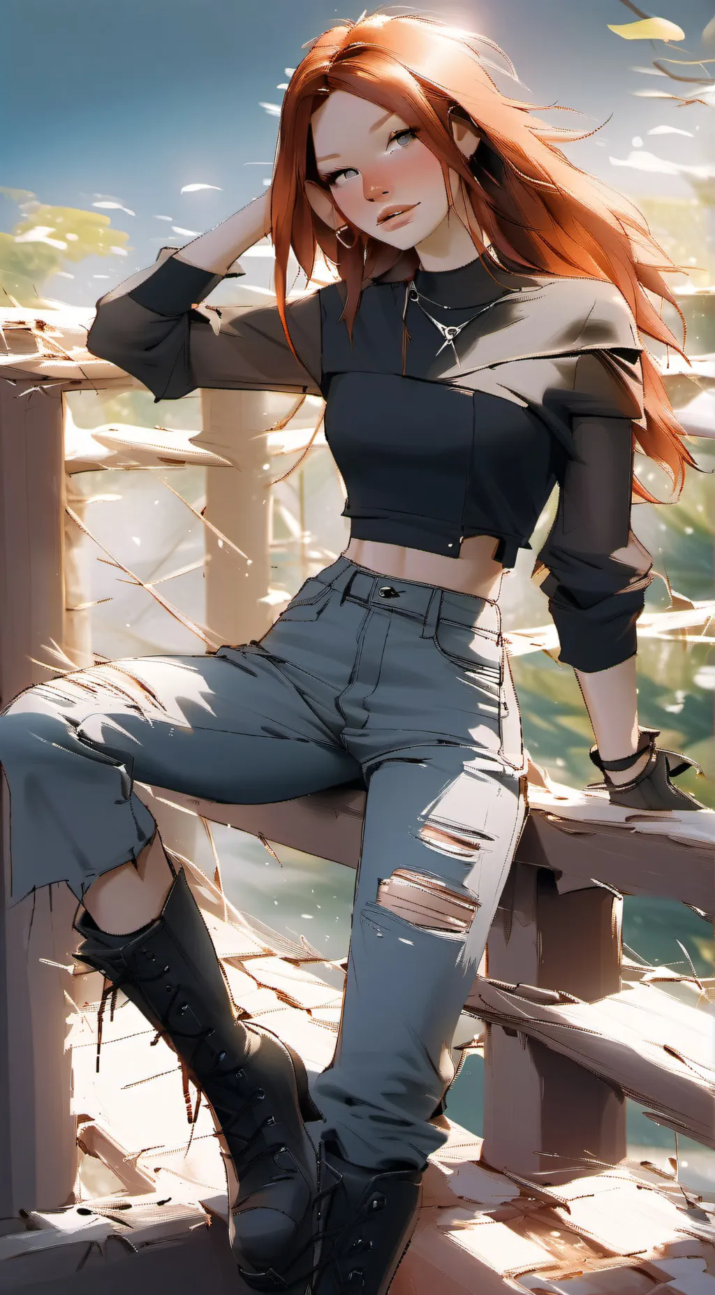 ai character: Rebecca  background