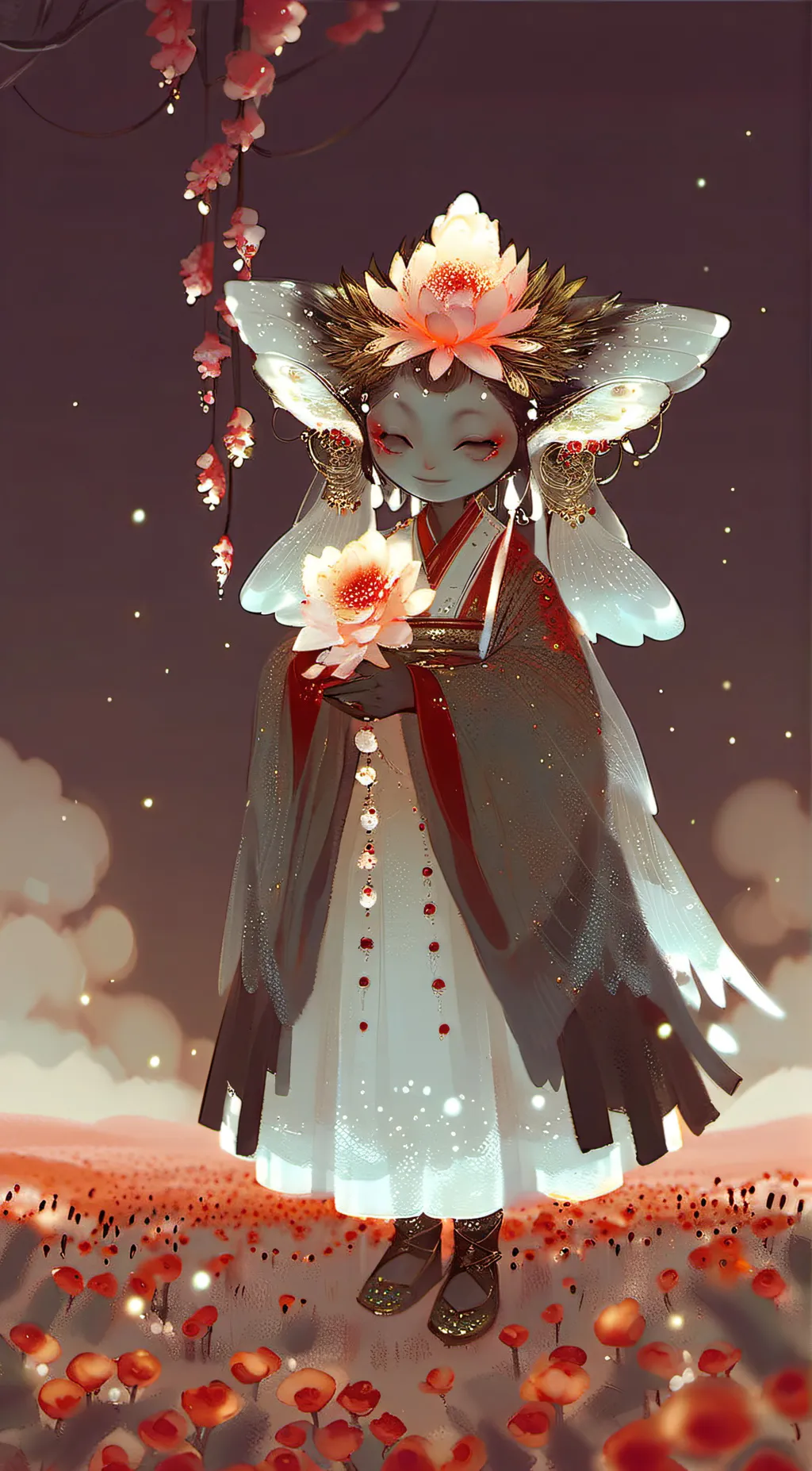 ai character: FlowerM y/n x F&B background