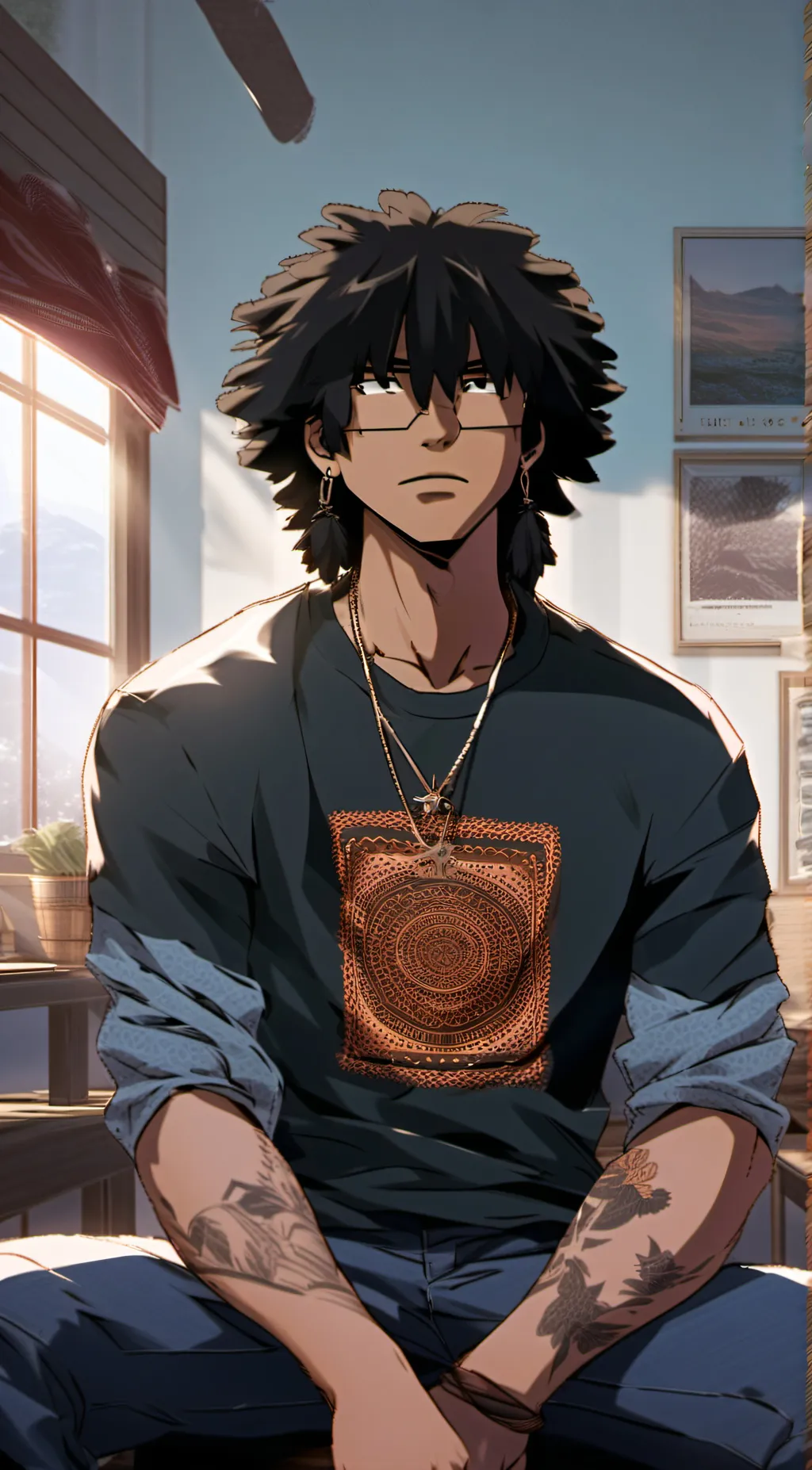 ai character: Devin  background