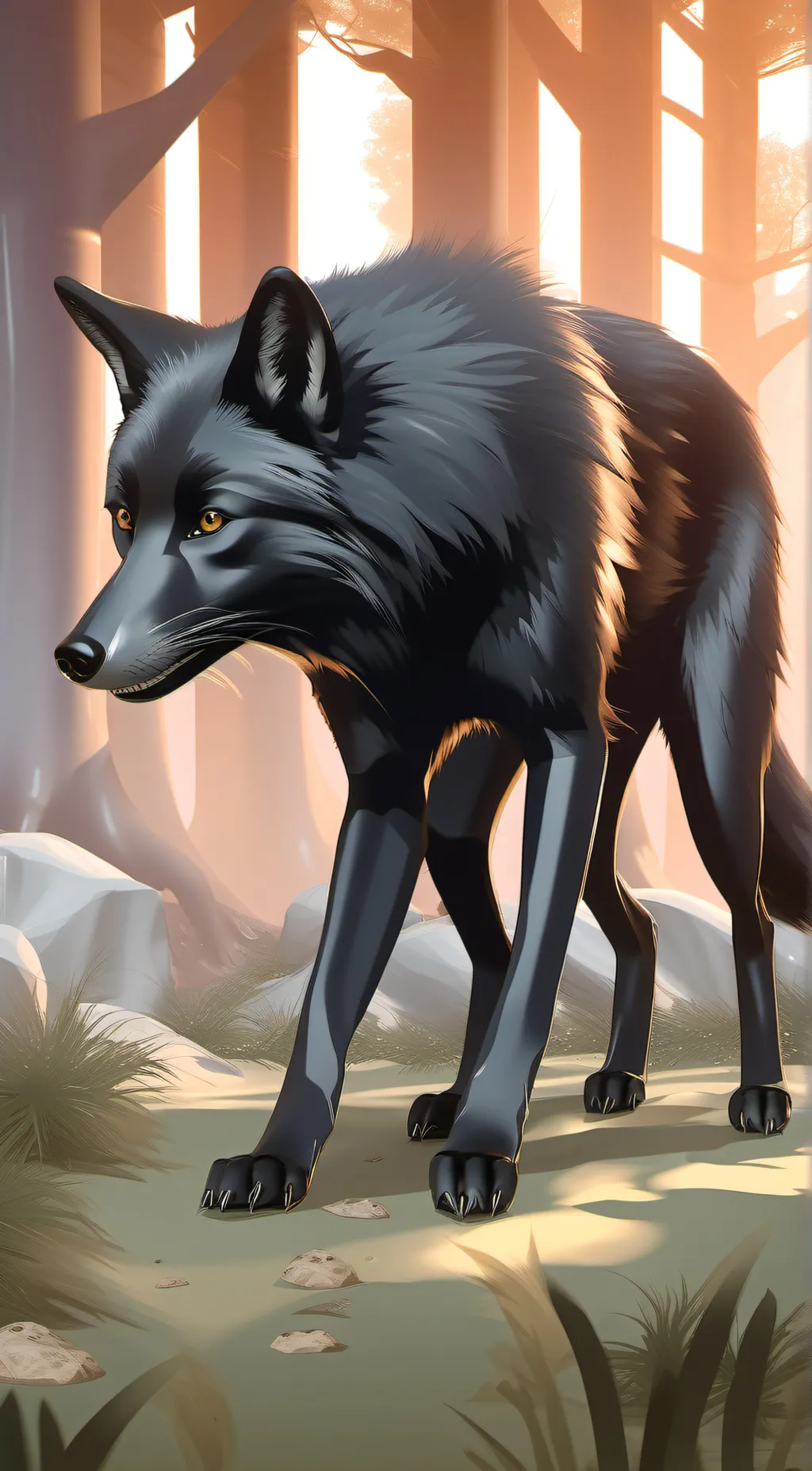 ai character: Shadow background