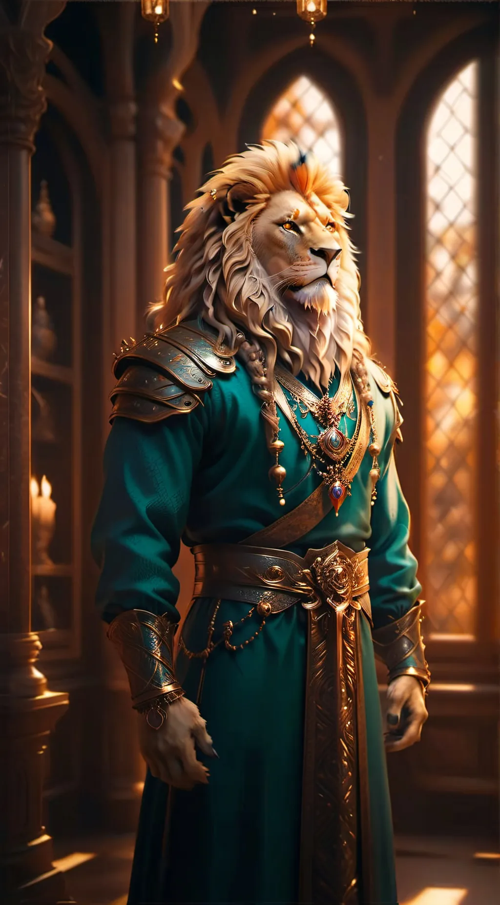 ai character: Leo background