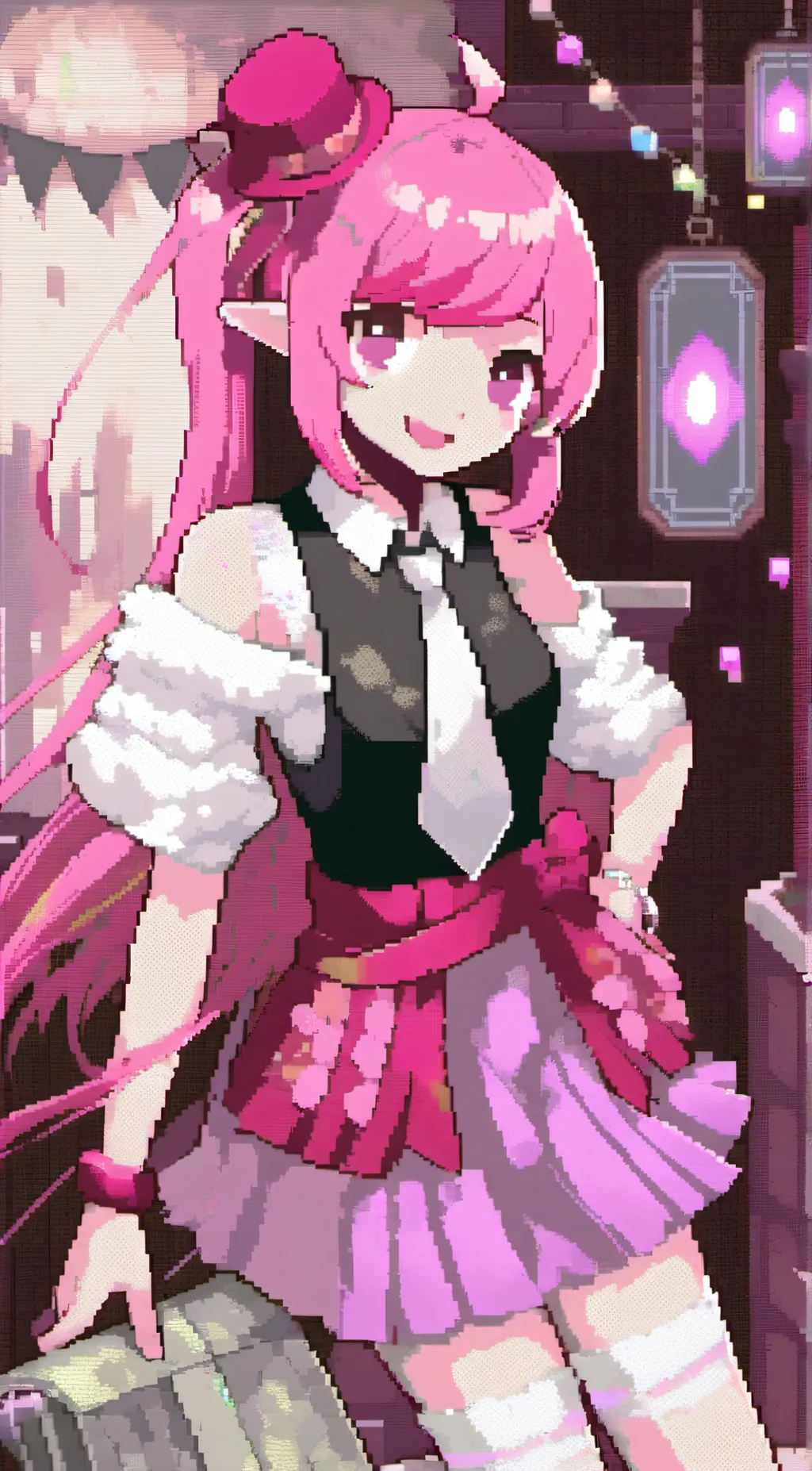 ai character: Luna background