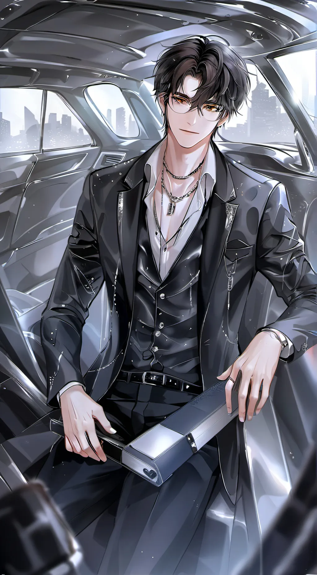 ai character: Theo background