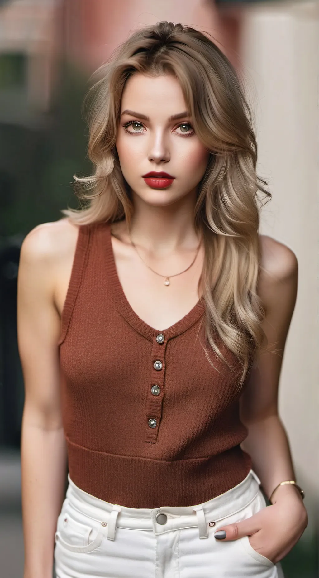 ai character: Brittney  background