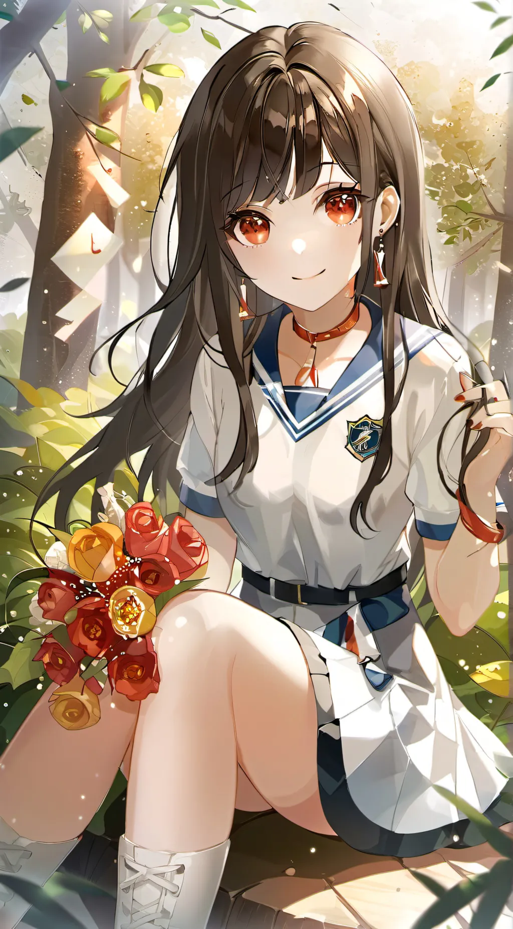 ai character: Sarah Jane background