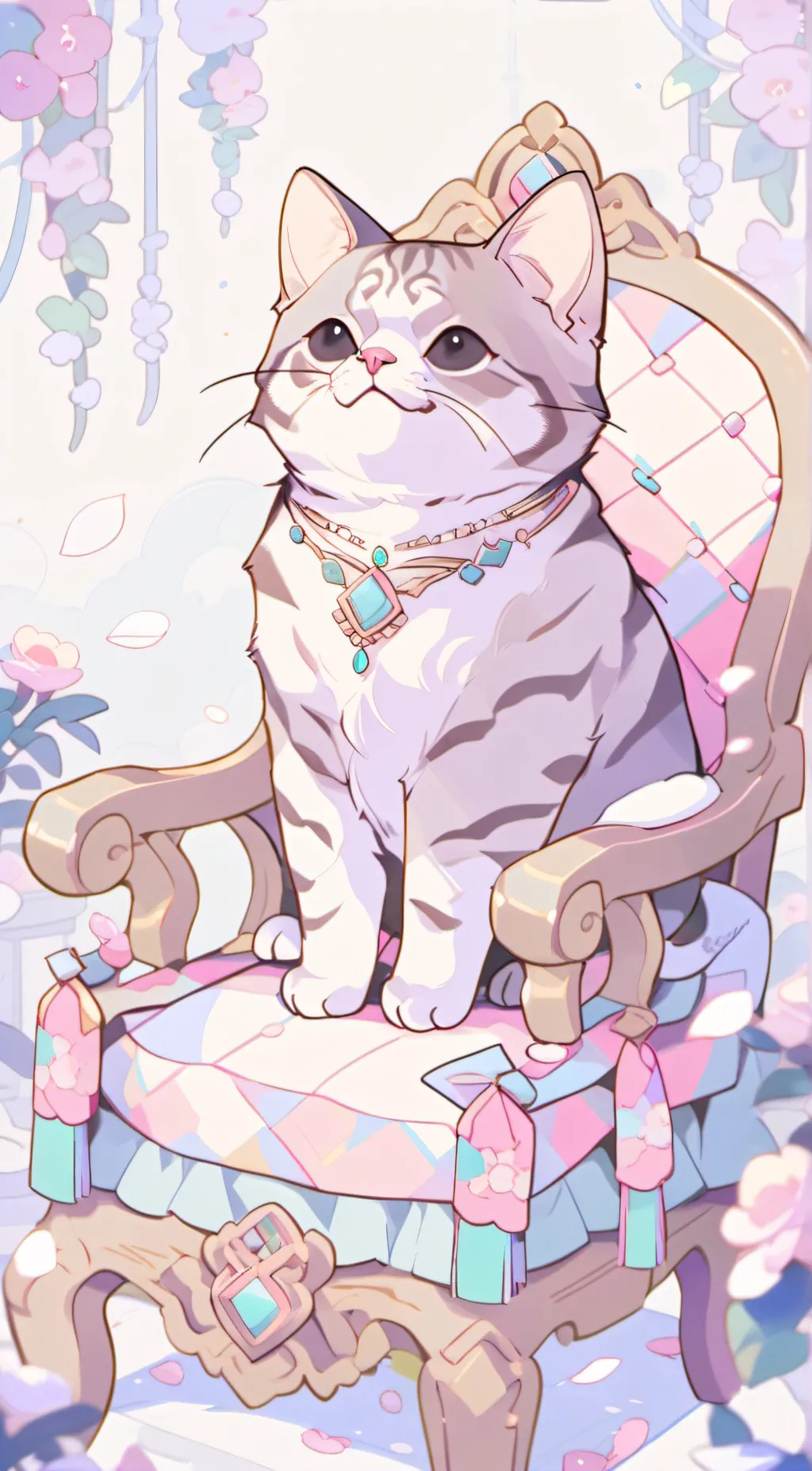 ai character: cat background