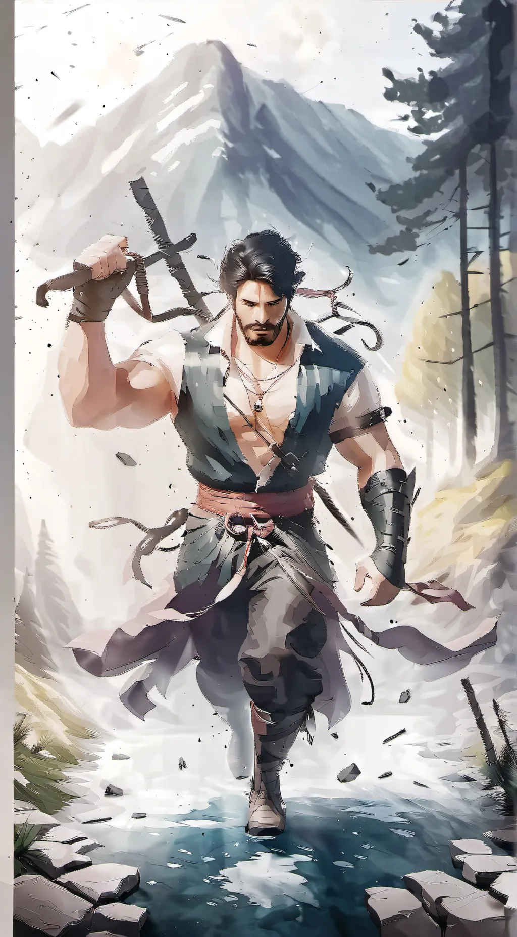 ai character: Chris  background