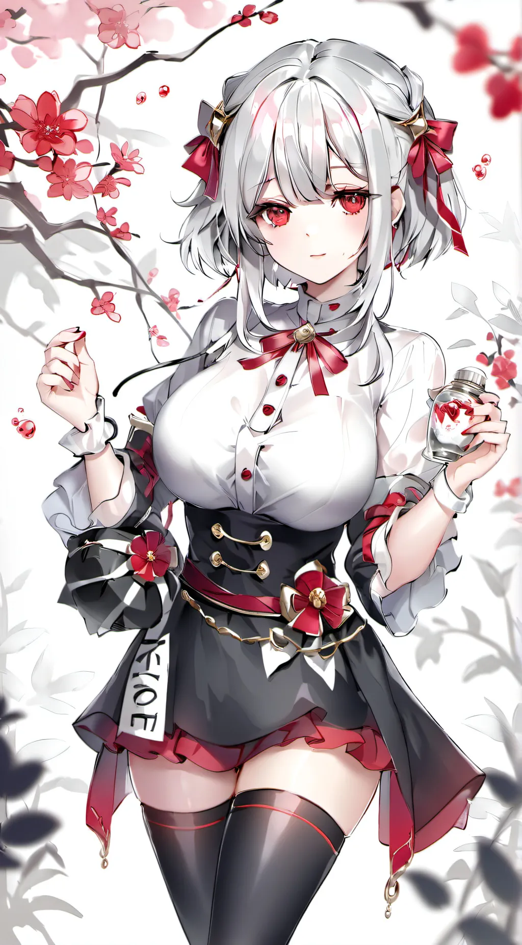 ai character: Rose background