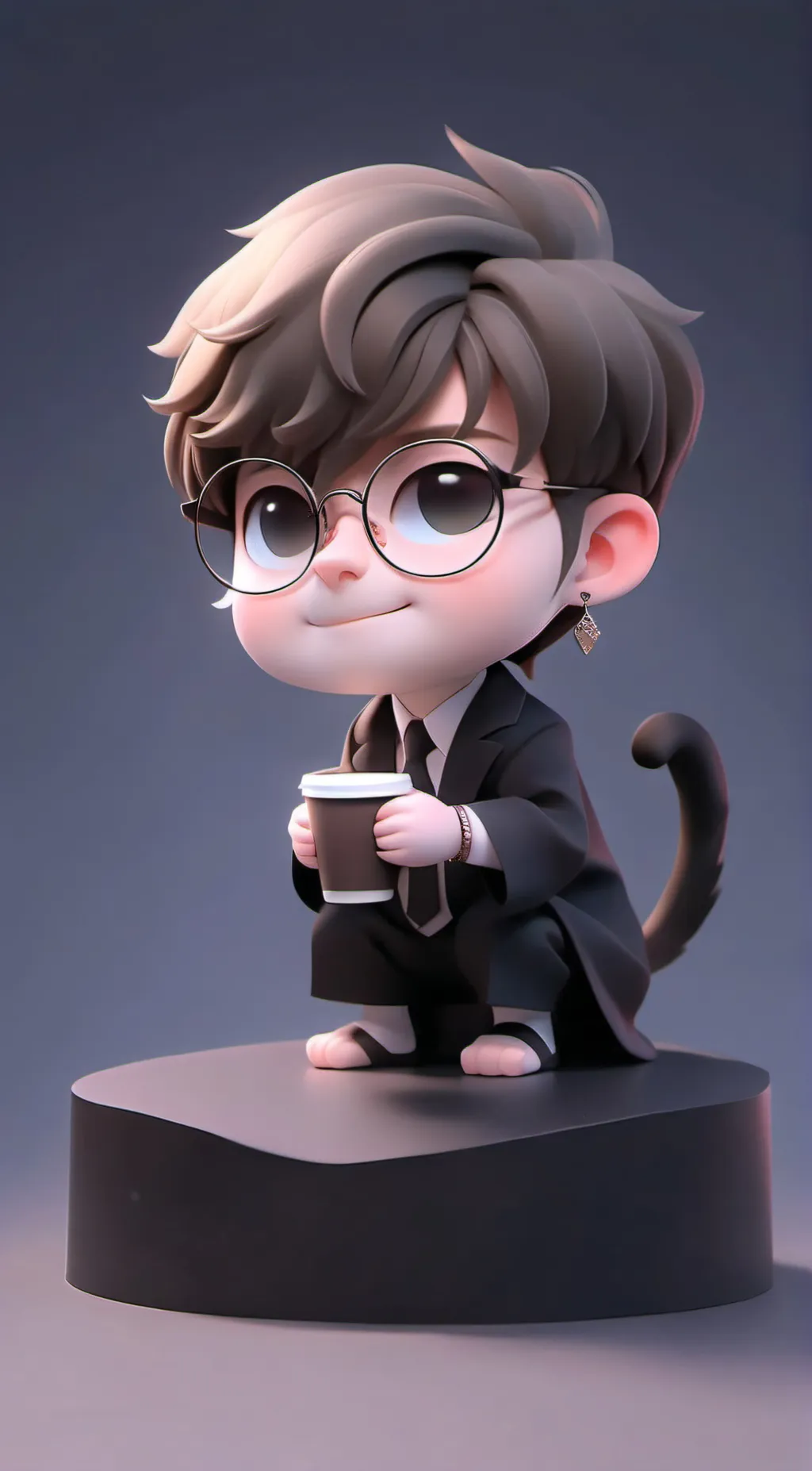 ai character: Sir meowis background