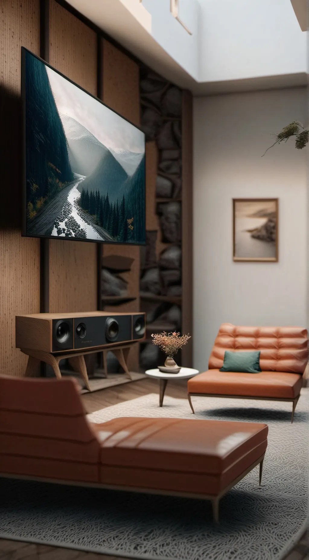 ai character: Tv woman background