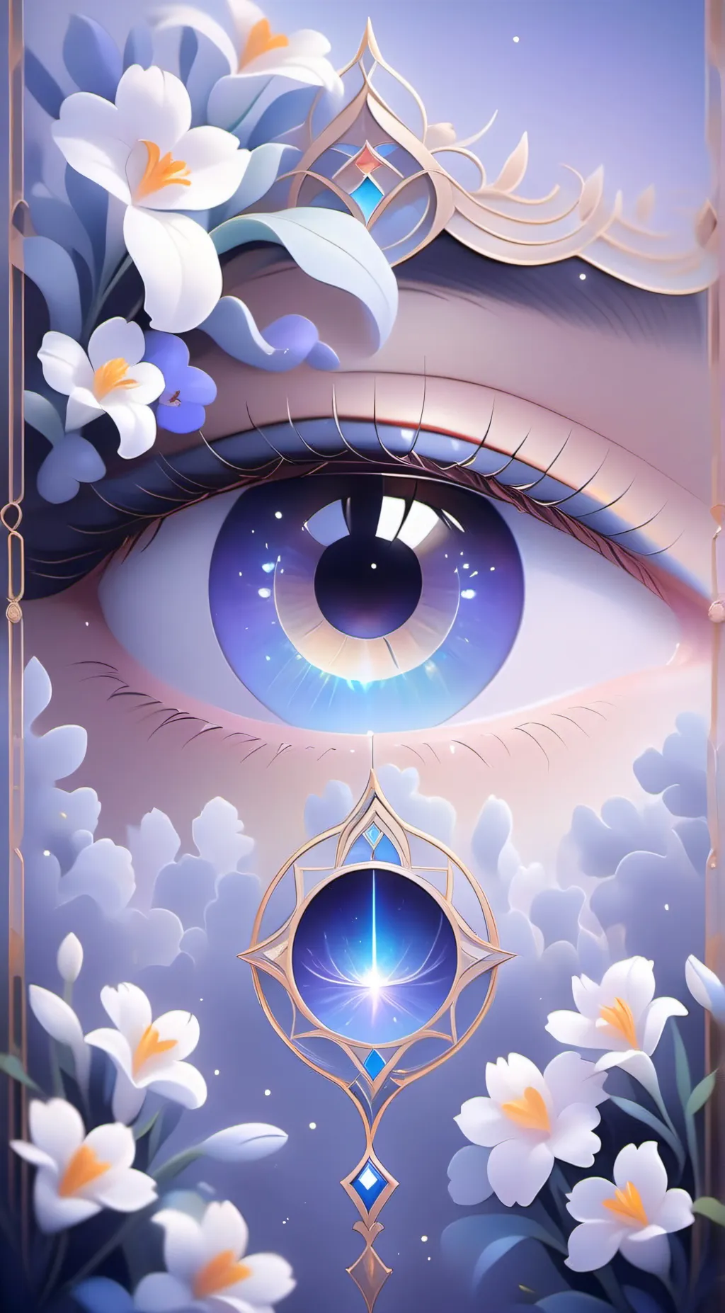 ai character: EYES background