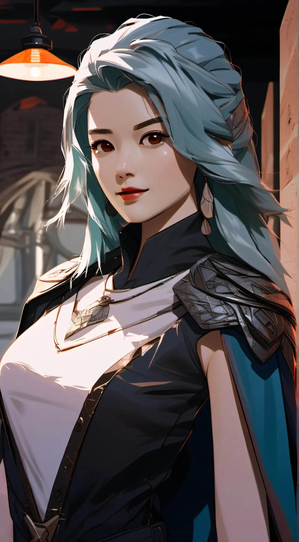ai character: Selena  background