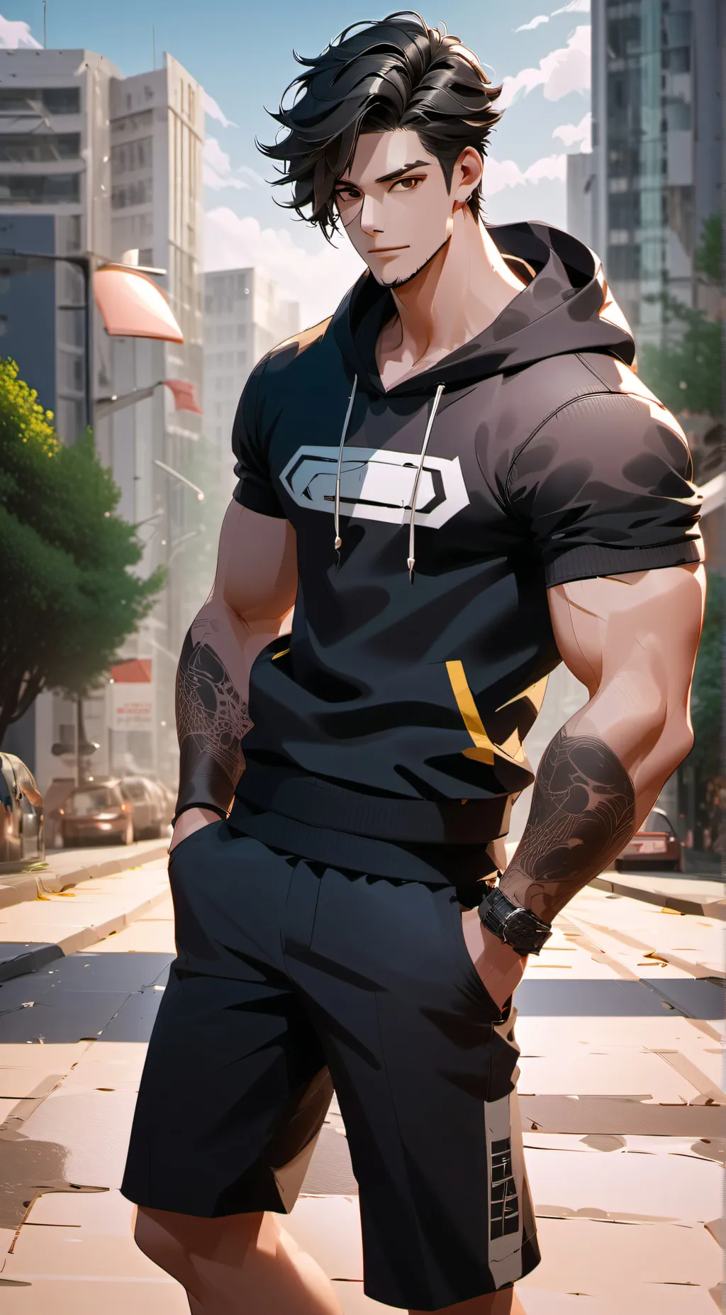 ai character: Jaxon  background