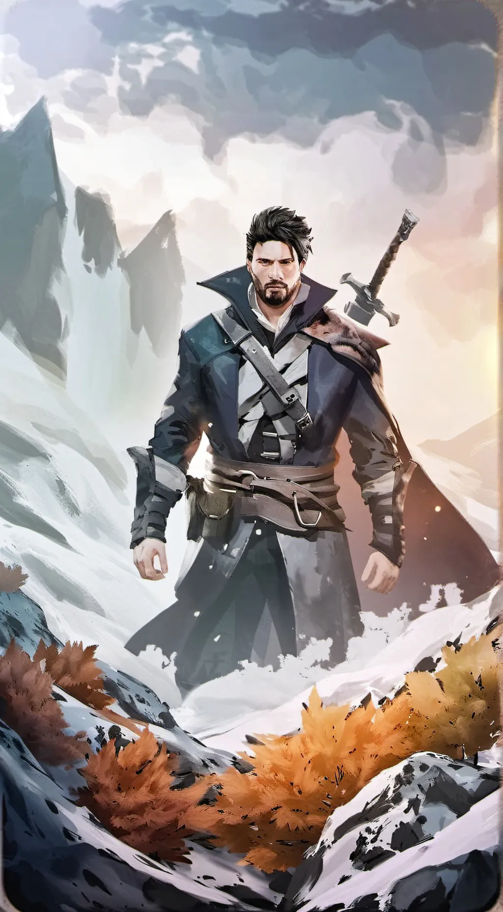 ai character: pool party  background