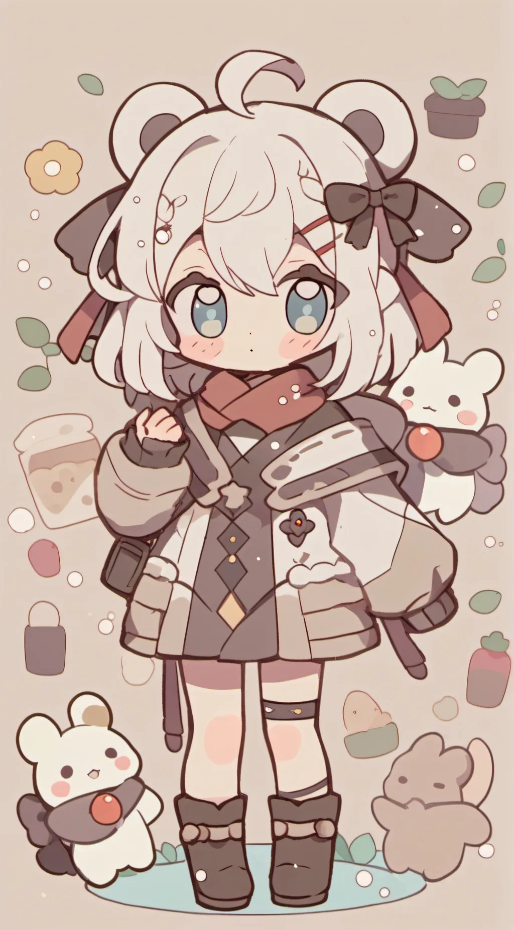 ai character: Bobby bearhug background