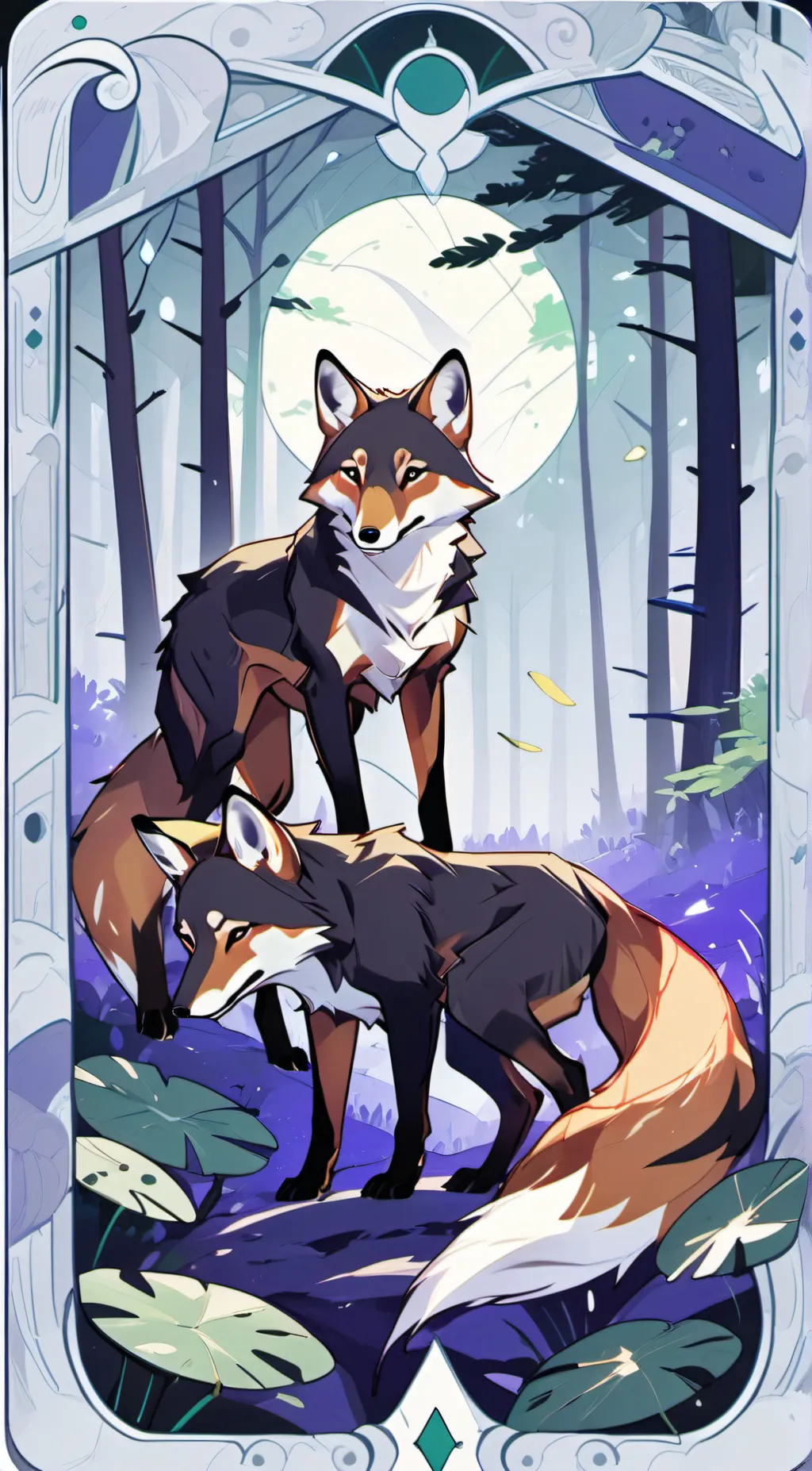 ai character: Andrew and mark background