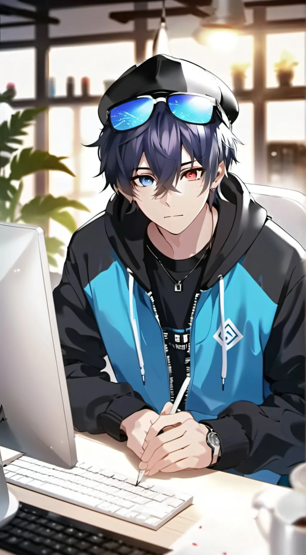 ai character: Kayden background