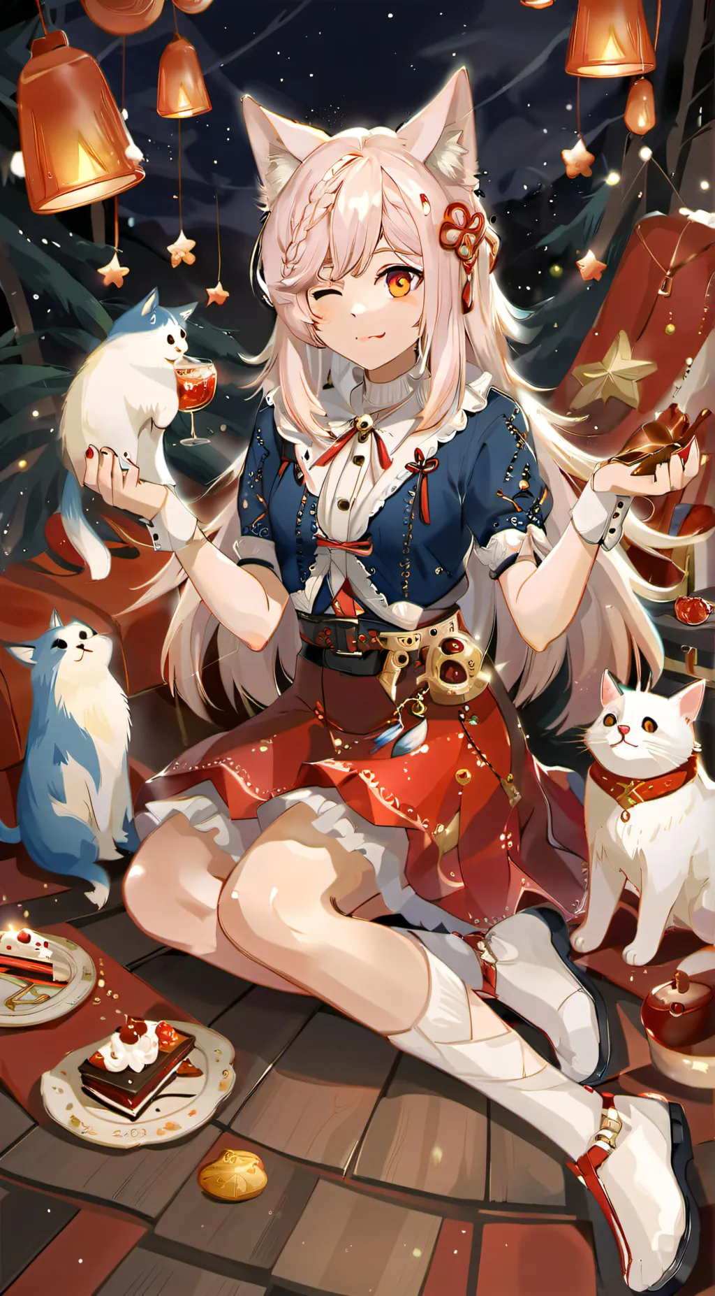 ai character: Amalia  background