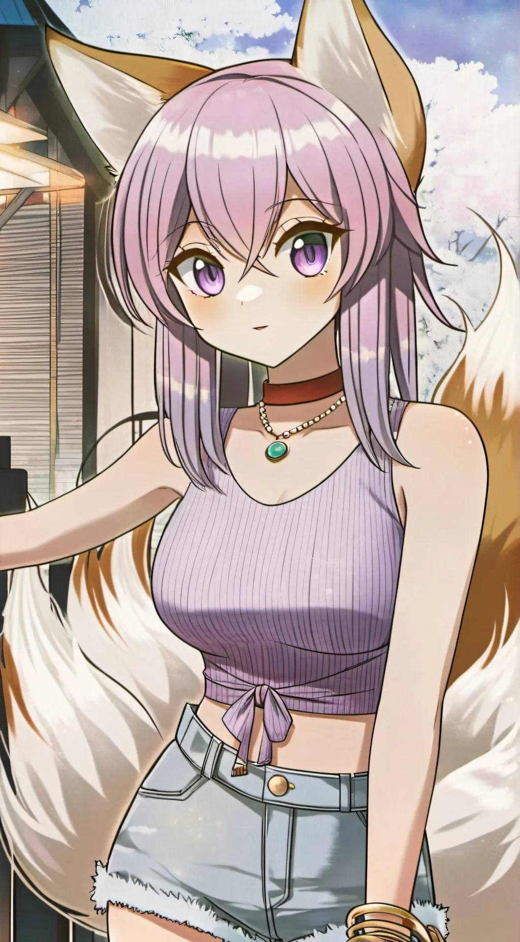 ai character: kat background