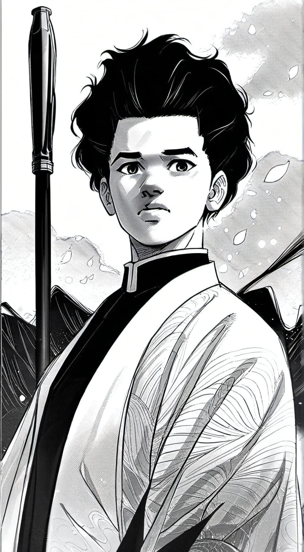 ai character: Warrior Sereph background