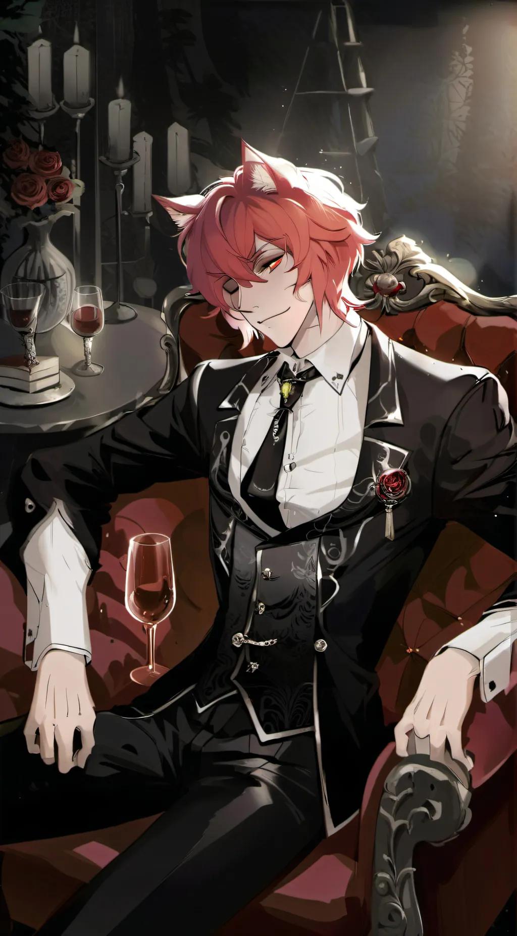 ai character: alastor  background